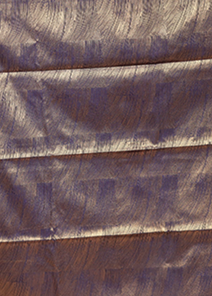 Yellow Dupion Silk Saree With Blouse Piece