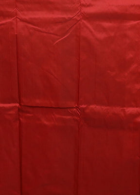 Maroon Kanjivaram Silk Saree With Blouse Piece