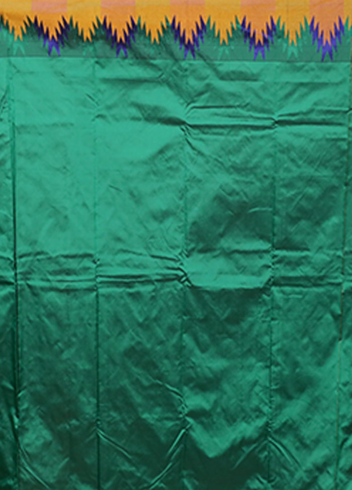 Rust Kanjivaram Silk Saree With Blouse Piece