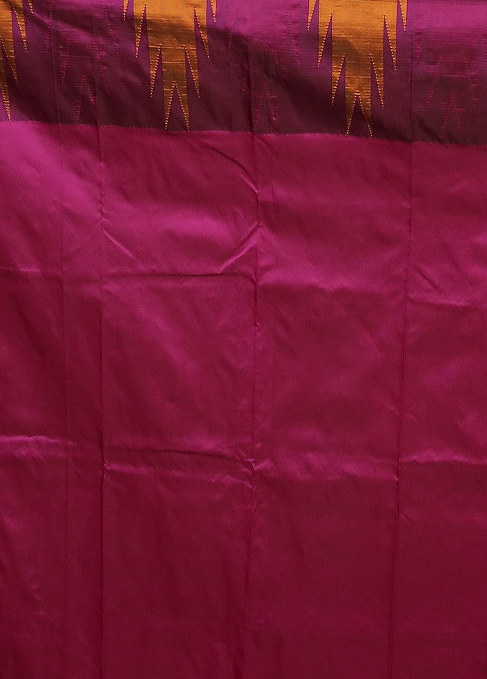 Green Kanjivaram Silk Saree With Blouse Piece