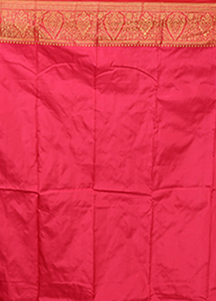 Blue Kanjivaram Silk Saree With Blouse Piece