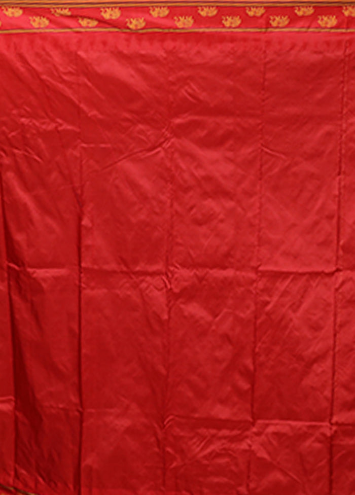 Green Kanjivaram Silk Saree With Blouse Piece