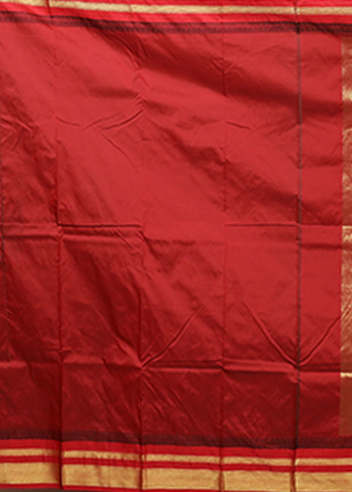 Blue Kanjivaram Silk Saree With Blouse Piece