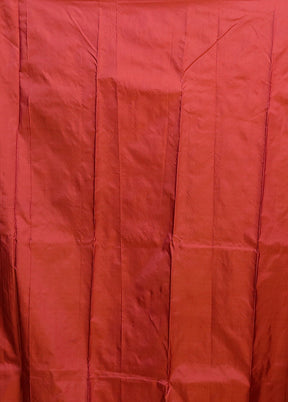 Maroon Kanjivaram Silk Saree With Blouse Piece