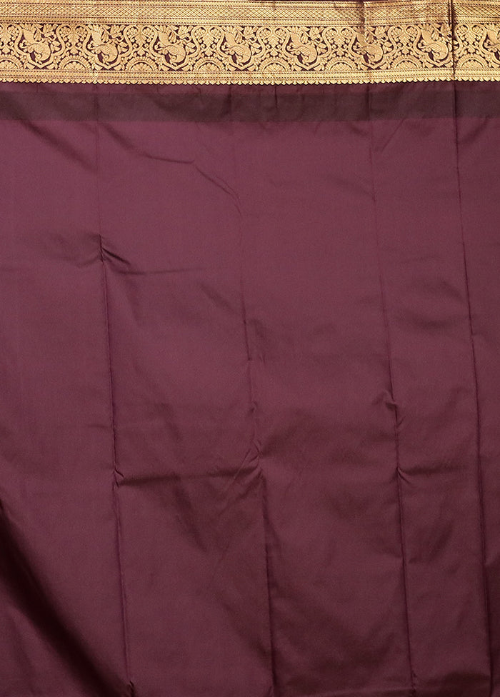 Green Kanjivaram Silk Saree With Blouse Piece