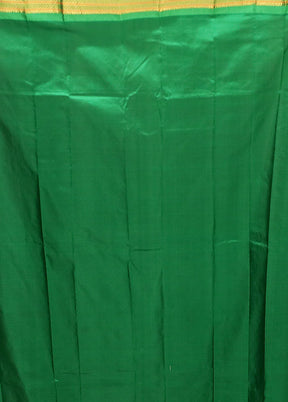 Purple Handloom Kanjivaram Pure Silk Saree With Blouse Piece