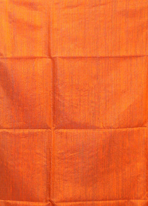 Red Handloom Matka Pure Silk Saree With Blouse Piece