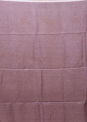 Purple Matka Silk Saree With Blouse Piece