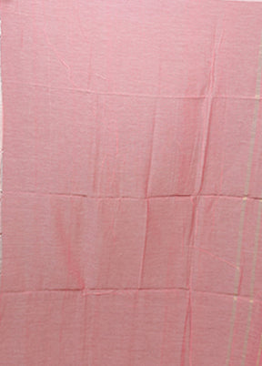 Pink Matka Silk Saree With Blouse Piece