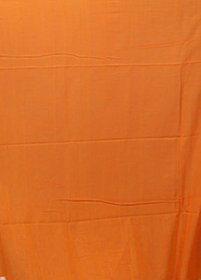 Rust Matka Silk Saree With Blouse Piece