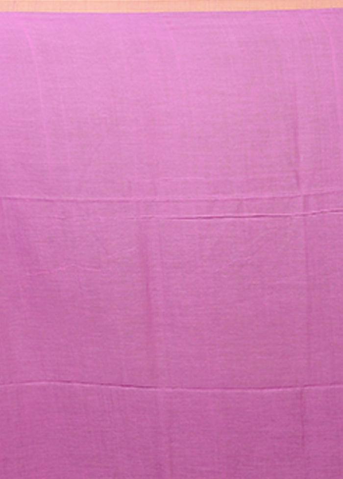 Pink Matka Silk Saree With Blouse Piece