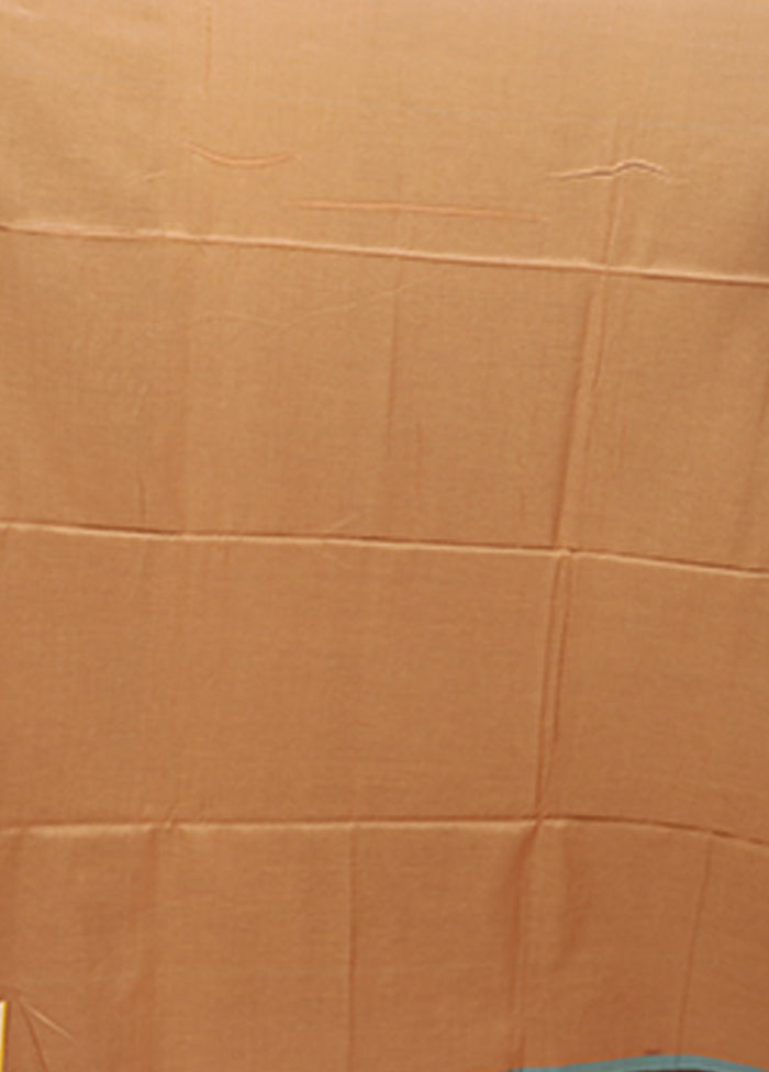 Yellow Matka Silk Saree With Blouse Piece