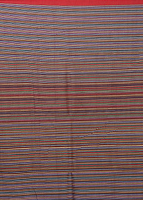 Multicolor Matka Silk Saree With Blouse Piece