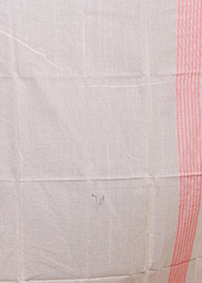 White Matka Silk Saree With Blouse Piece