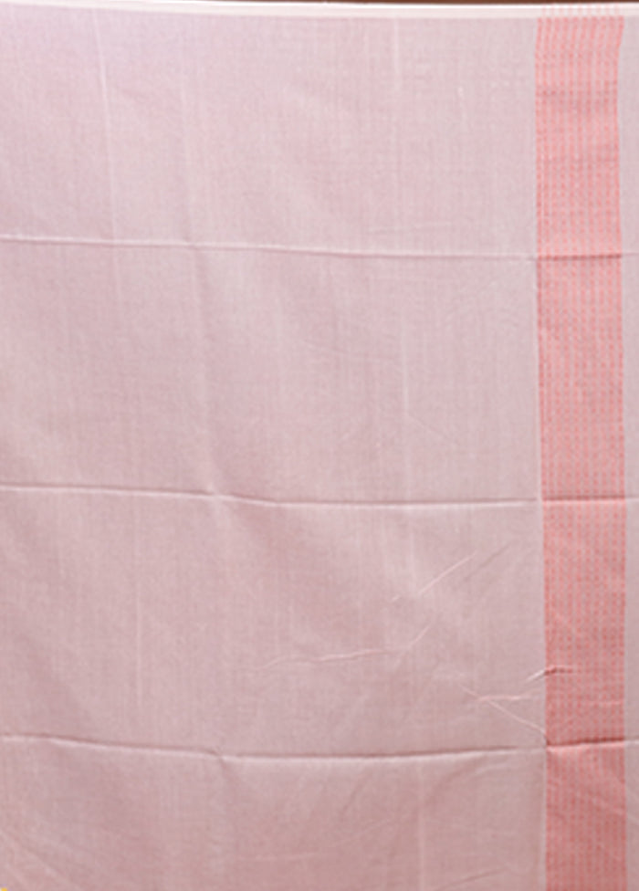 Pink Matka Silk Saree With Blouse Piece