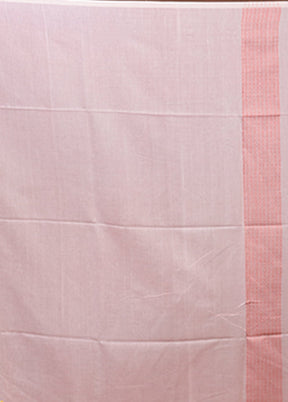 Pink Matka Silk Saree With Blouse Piece