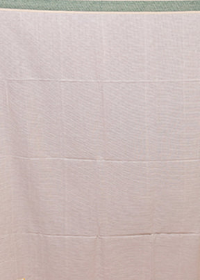 White Matka Silk Saree With Blouse Piece