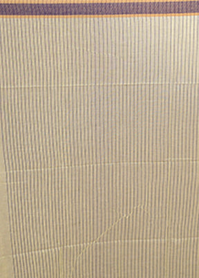 Yellow Matka Silk Saree With Blouse Piece