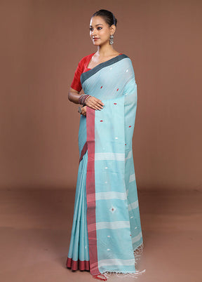 Green Matka Silk Saree With Blouse Piece