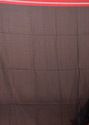 Black Matka Silk Saree With Blouse Piece