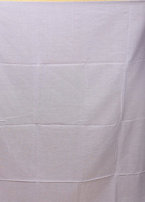 Grey Matka Silk Saree With Blouse Piece