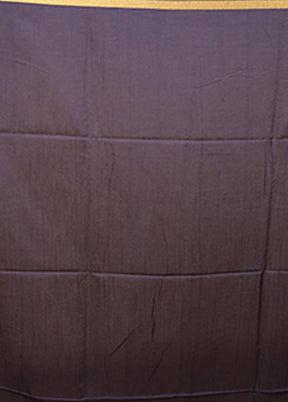 Black Matka Silk Saree With Blouse Piece