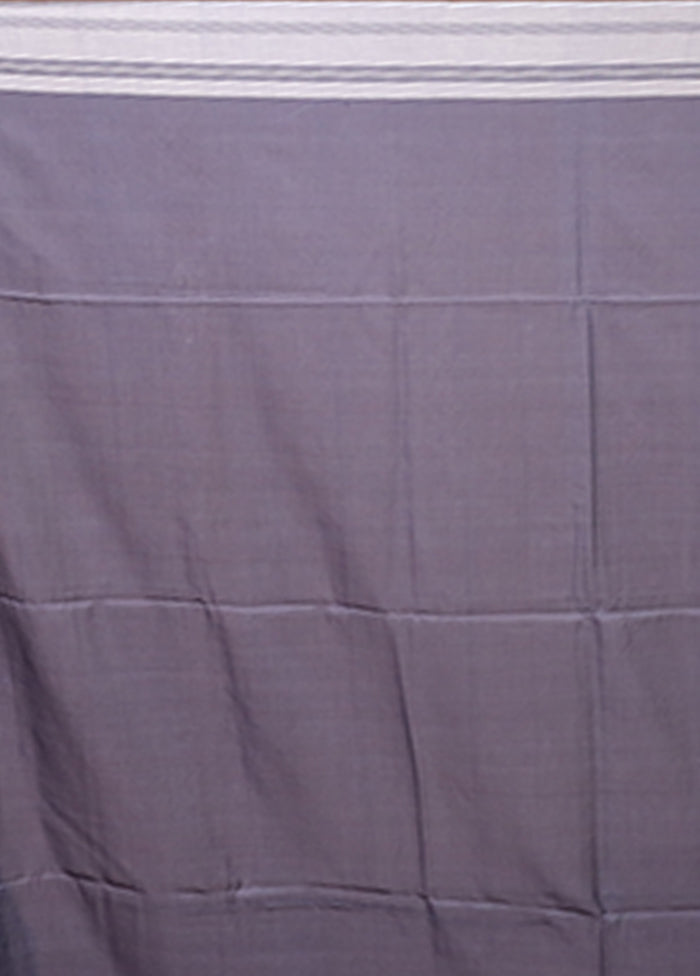 Black Matka Silk Saree With Blouse Piece