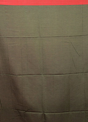 Green Matka Silk Saree With Blouse Piece