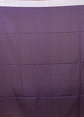 Blue Matka Silk Saree With Blouse Piece