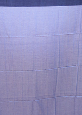 Blue Matka Silk Saree With Blouse Piece