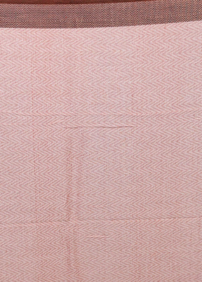 White Matka Silk Saree With Blouse Piece