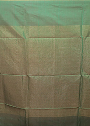 Green Matka Silk Saree With Blouse Piece