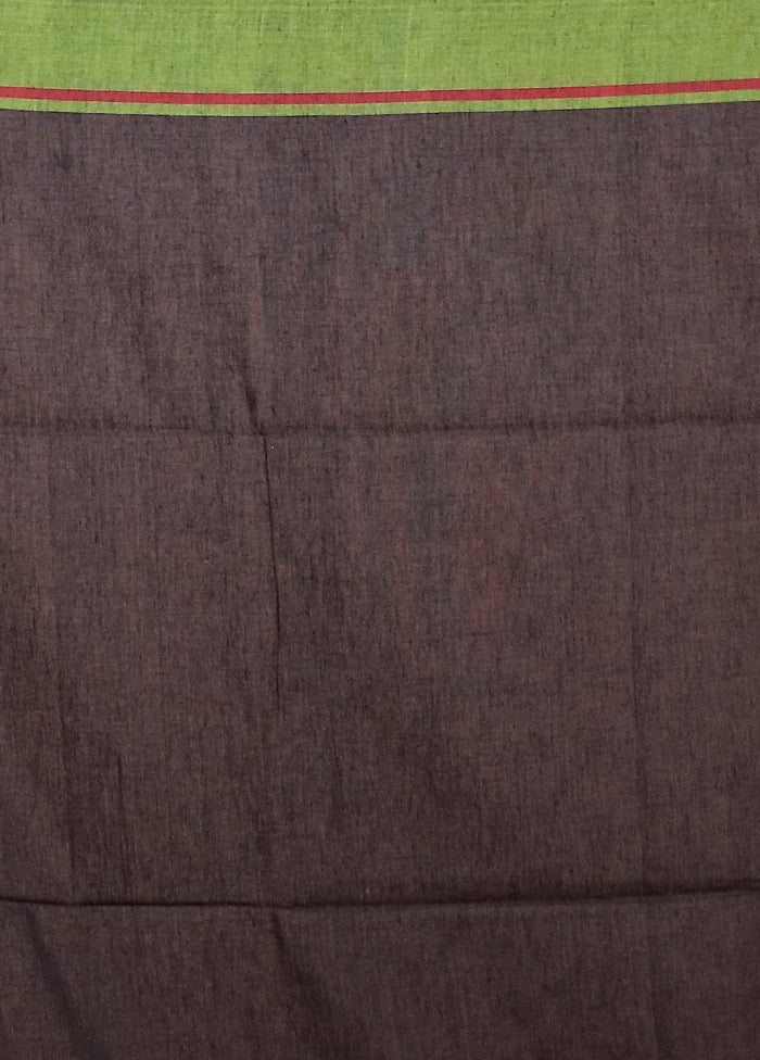 Green Matka Silk Saree With Blouse Piece