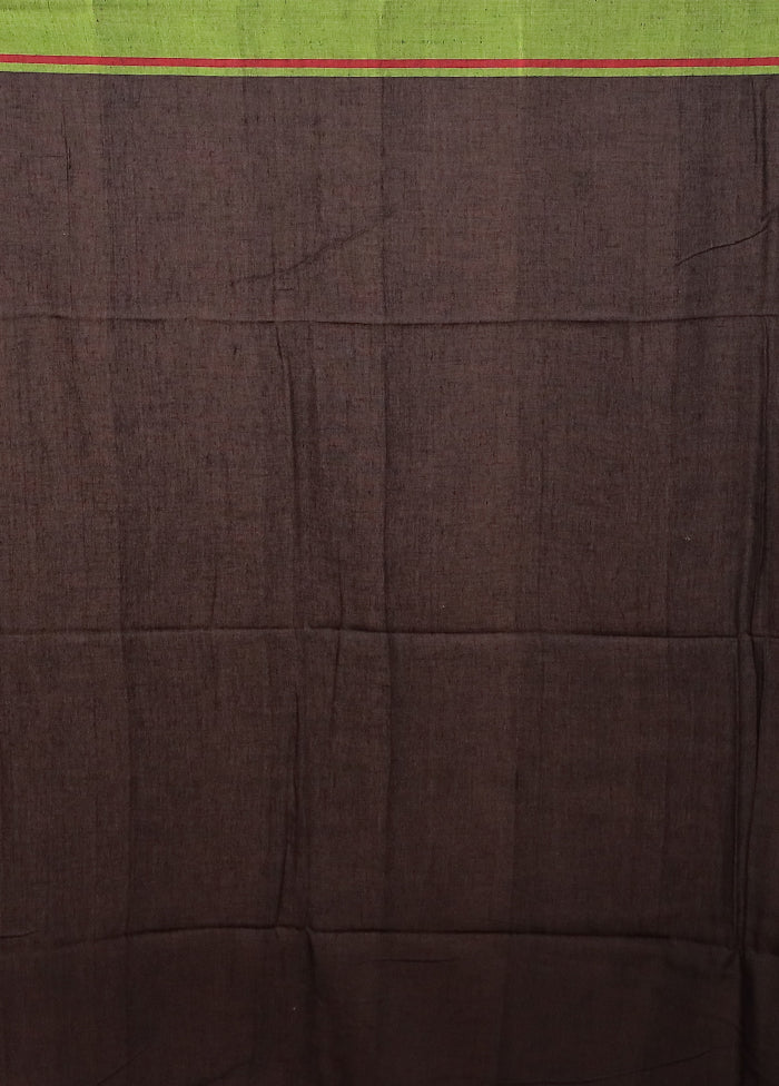 Black Matka Silk Saree With Blouse Piece