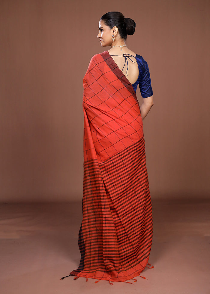 Pink Matka Silk Saree With Blouse Piece