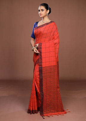 Pink Matka Silk Saree With Blouse Piece