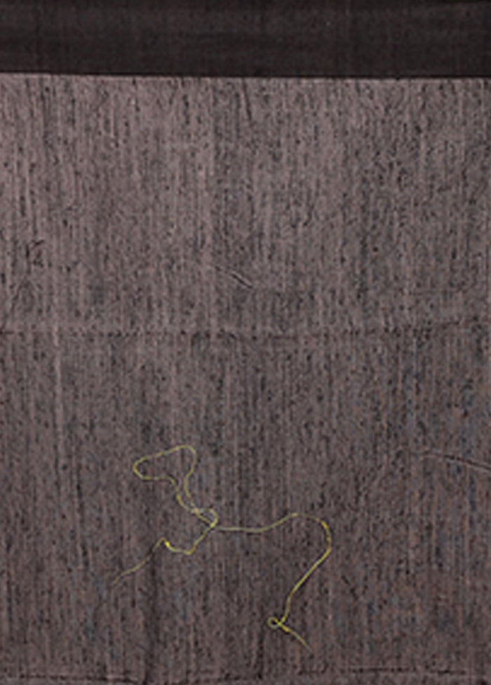 Yellow Matka Silk Saree With Blouse Piece