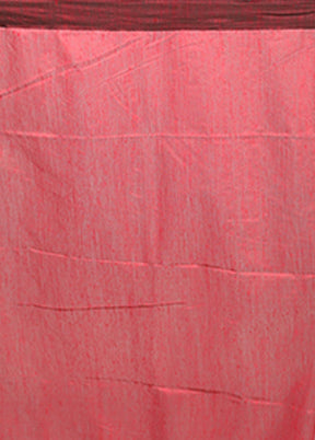 White Matka Silk Saree With Blouse Piece