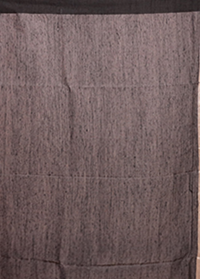 Cream Matka Silk Saree With Blouse Piece