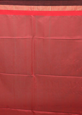 Black Matka Silk Saree With Blouse Piece