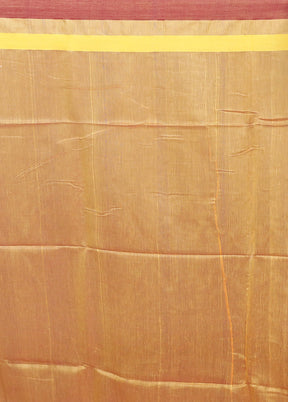 Maroon Matka Silk Saree With Blouse Piece