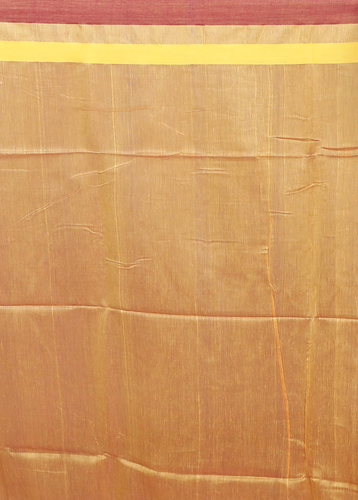 Maroon Matka Silk Saree With Blouse Piece