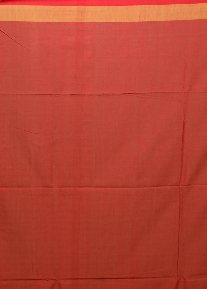 Cream Matka Silk Saree With Blouse Piece