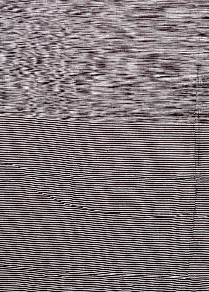 Black Matka Silk Saree With Blouse Piece