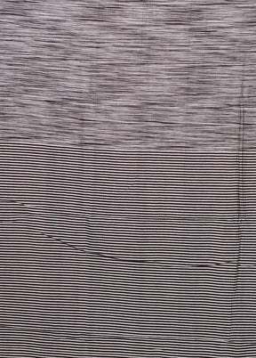 Black Matka Silk Saree With Blouse Piece