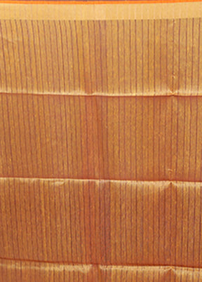 Yellow Matka Silk Saree With Blouse Piece