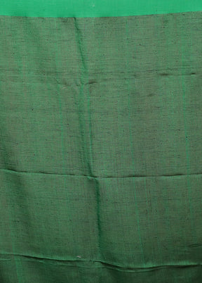 Black Matka Silk Saree With Blouse Piece