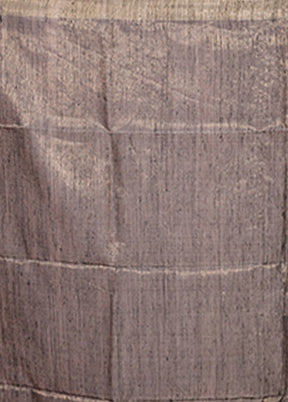 White Handloom Matka Pure Silk Saree With Blouse Piece