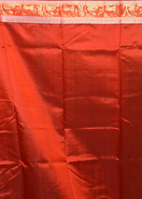 Blue Handloom Swarnachuri Pure Silk Saree With Blouse Piece