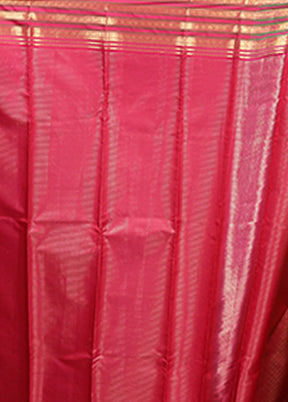 Black Handloom Kanjivaram Pure Silk Saree With Blouse Piece